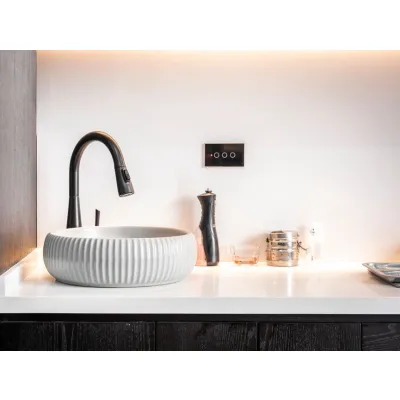 Handcrafted Concrete Basin